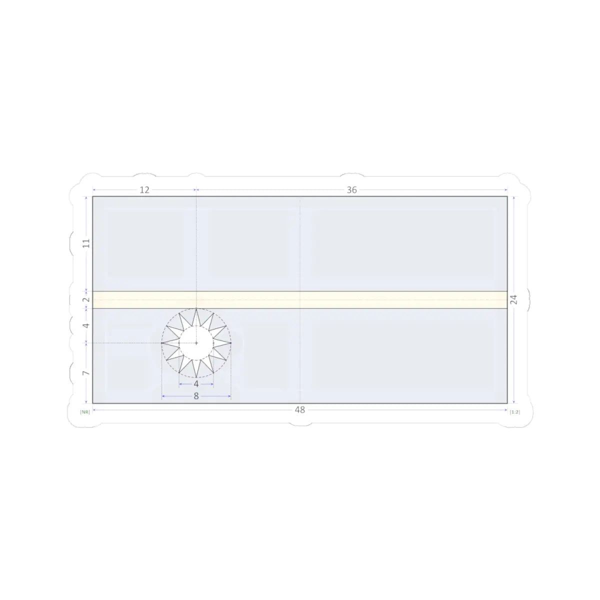 SKU:19927266830111519357 Sizes:4" × 4" Types:White