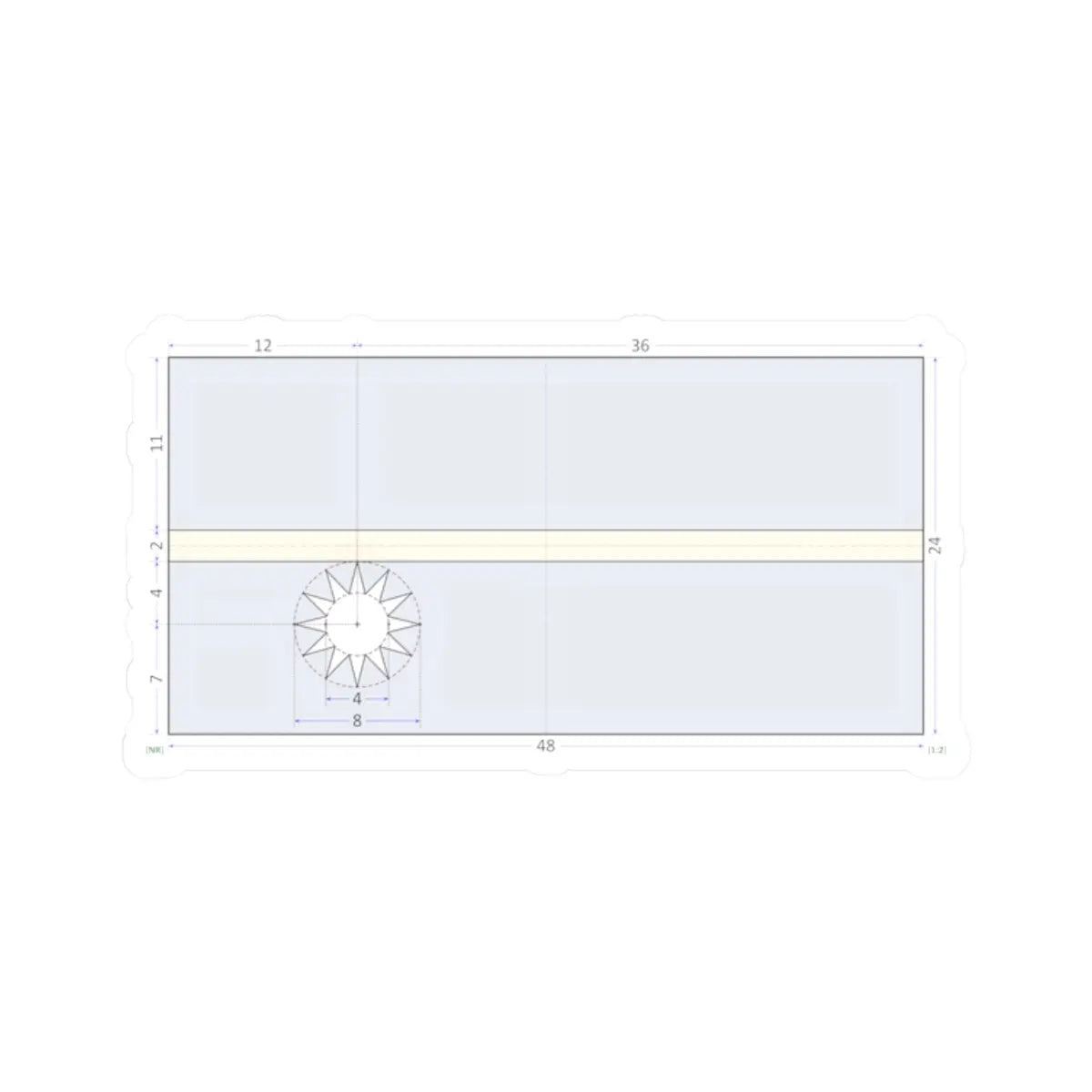 SKU:21529345932263950990 Sizes:2" × 2" Types:White