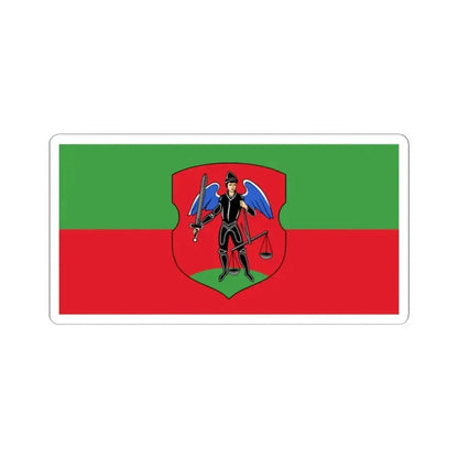 Flag of Navahradak (Belarus) STICKER Vinyl Kiss-Cut Decal 2 Inch White - The Sticker Space