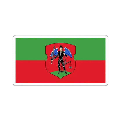 Flag of Navahradak (Belarus) STICKER Vinyl Kiss-Cut Decal 3 Inch White - The Sticker Space