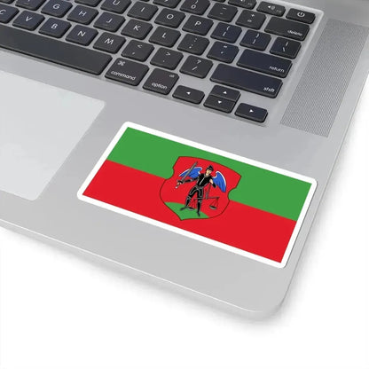 Flag of Navahradak (Belarus) STICKER Vinyl Kiss-Cut Decal - The Sticker Space