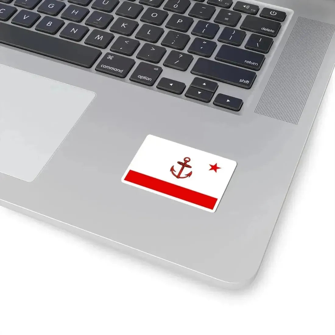 Flag of Naval Base Commander of Cuba (Cuba) STICKER Vinyl Kiss-Cut Decal - The Sticker Space