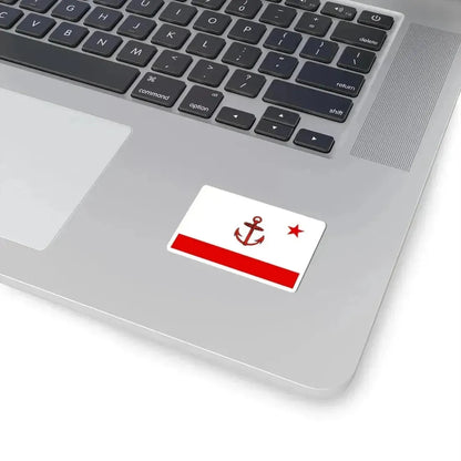 Flag of Naval Base Commander of Cuba (Cuba) STICKER Vinyl Kiss-Cut Decal - The Sticker Space