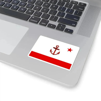 Flag of Naval Base Commander of Cuba (Cuba) STICKER Vinyl Kiss-Cut Decal - The Sticker Space