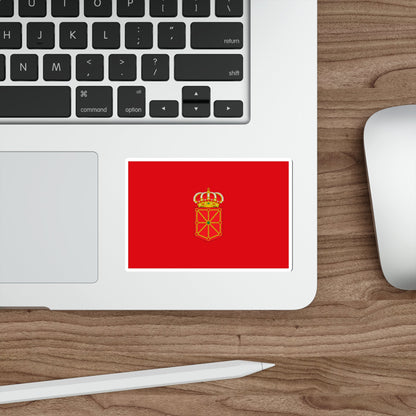 Flag of Navarre Spain STICKER Vinyl Die-Cut Decal-The Sticker Space