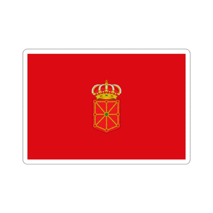 Flag of Navarre Spain STICKER Vinyl Die-Cut Decal-2 Inch-The Sticker Space