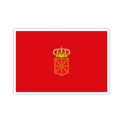 Flag of Navarre Spain STICKER Vinyl Die-Cut Decal-3 Inch-The Sticker Space