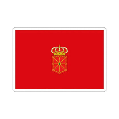 Flag of Navarre Spain STICKER Vinyl Die-Cut Decal 3 Inch - The Sticker Space
