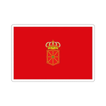 Flag of Navarre Spain STICKER Vinyl Die-Cut Decal 3 Inch - The Sticker Space