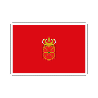 Flag of Navarre Spain STICKER Vinyl Die-Cut Decal-4 Inch-The Sticker Space