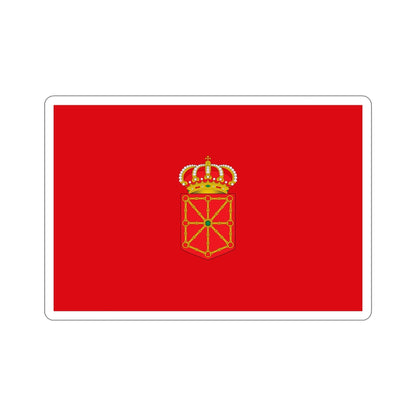 Flag of Navarre Spain STICKER Vinyl Die-Cut Decal-6 Inch-The Sticker Space