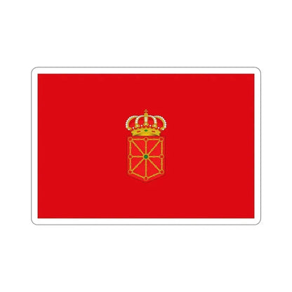 Flag of Navarre Spain STICKER Vinyl Die-Cut Decal 6 Inch - The Sticker Space