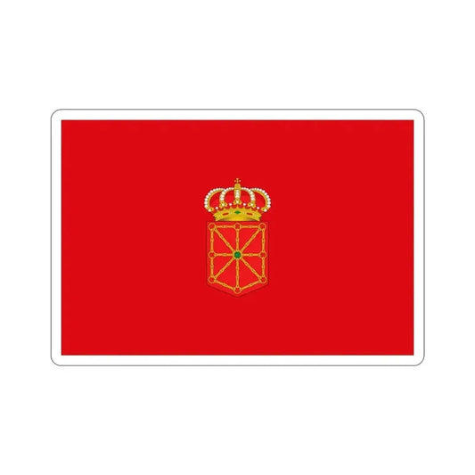 Flag of Navarre Spain STICKER Vinyl Die-Cut Decal 6 Inch - The Sticker Space