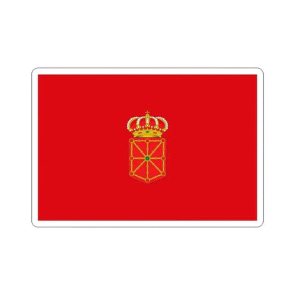 Flag of Navarre Spain STICKER Vinyl Die-Cut Decal - The Sticker Space