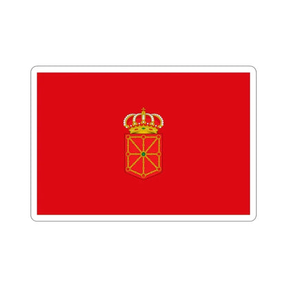 Flag of Navarre Spain STICKER Vinyl Die-Cut Decal - The Sticker Space