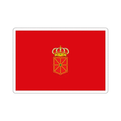Flag of Navarre Spain STICKER Vinyl Die-Cut Decal - The Sticker Space