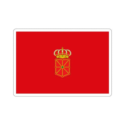 Flag of Navarre Spain STICKER Vinyl Die-Cut Decal - The Sticker Space