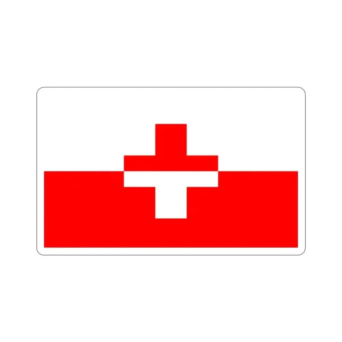 Flag of Naxxar 1993 to 2000 Malta STICKER Vinyl Die-Cut Decal 2 Inch - The Sticker Space