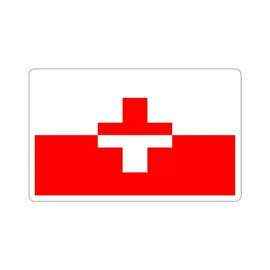 Flag of Naxxar 1993 to 2000 Malta STICKER Vinyl Die-Cut Decal 3 Inch - The Sticker Space