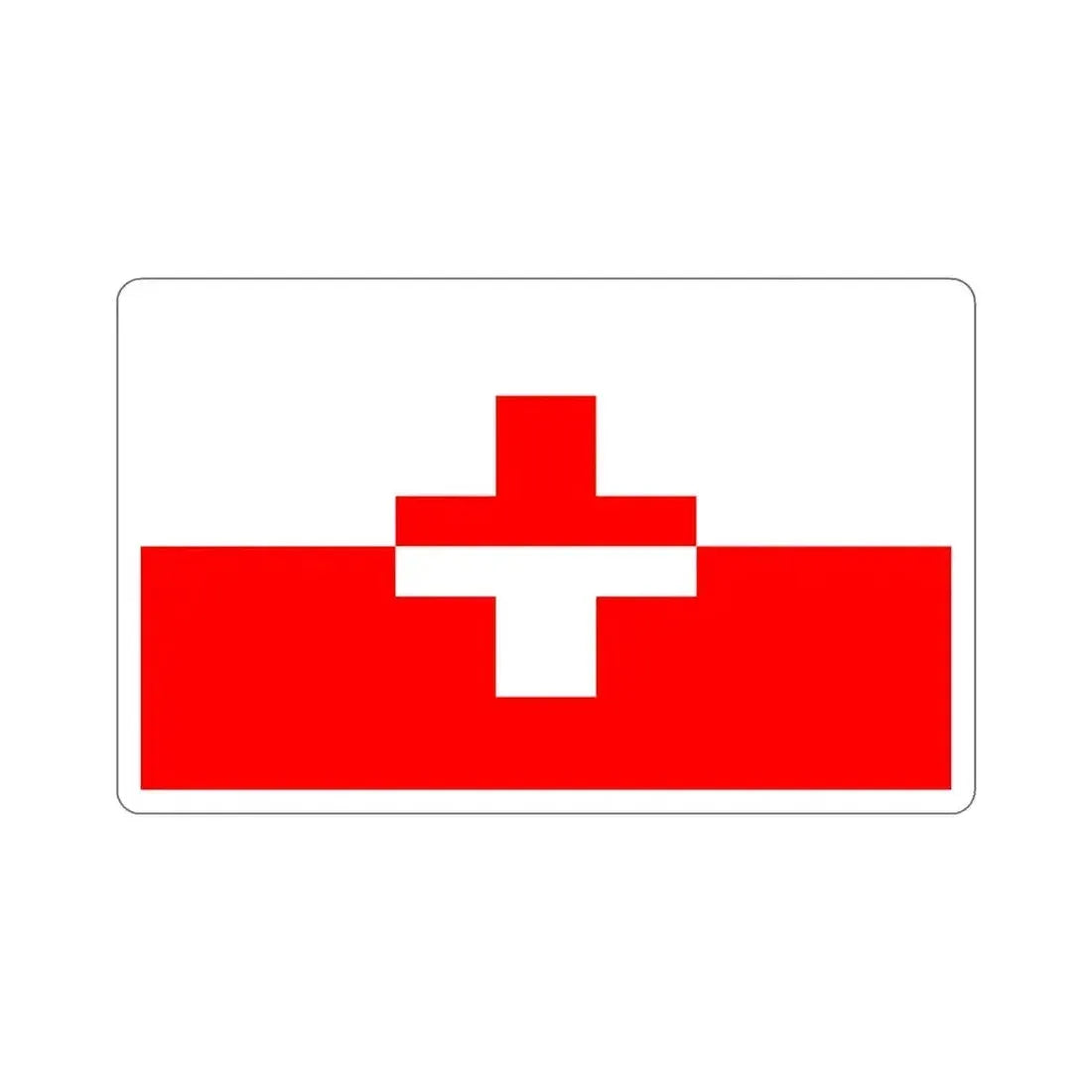 Flag of Naxxar 1993 to 2000 Malta STICKER Vinyl Die-Cut Decal 5 Inch - The Sticker Space