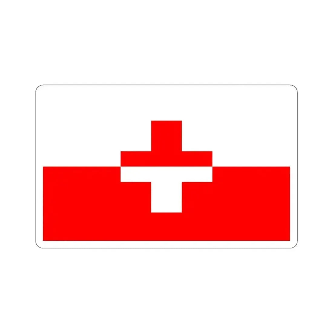 Flag of Naxxar 1993 to 2000 Malta STICKER Vinyl Die-Cut Decal 6 Inch - The Sticker Space