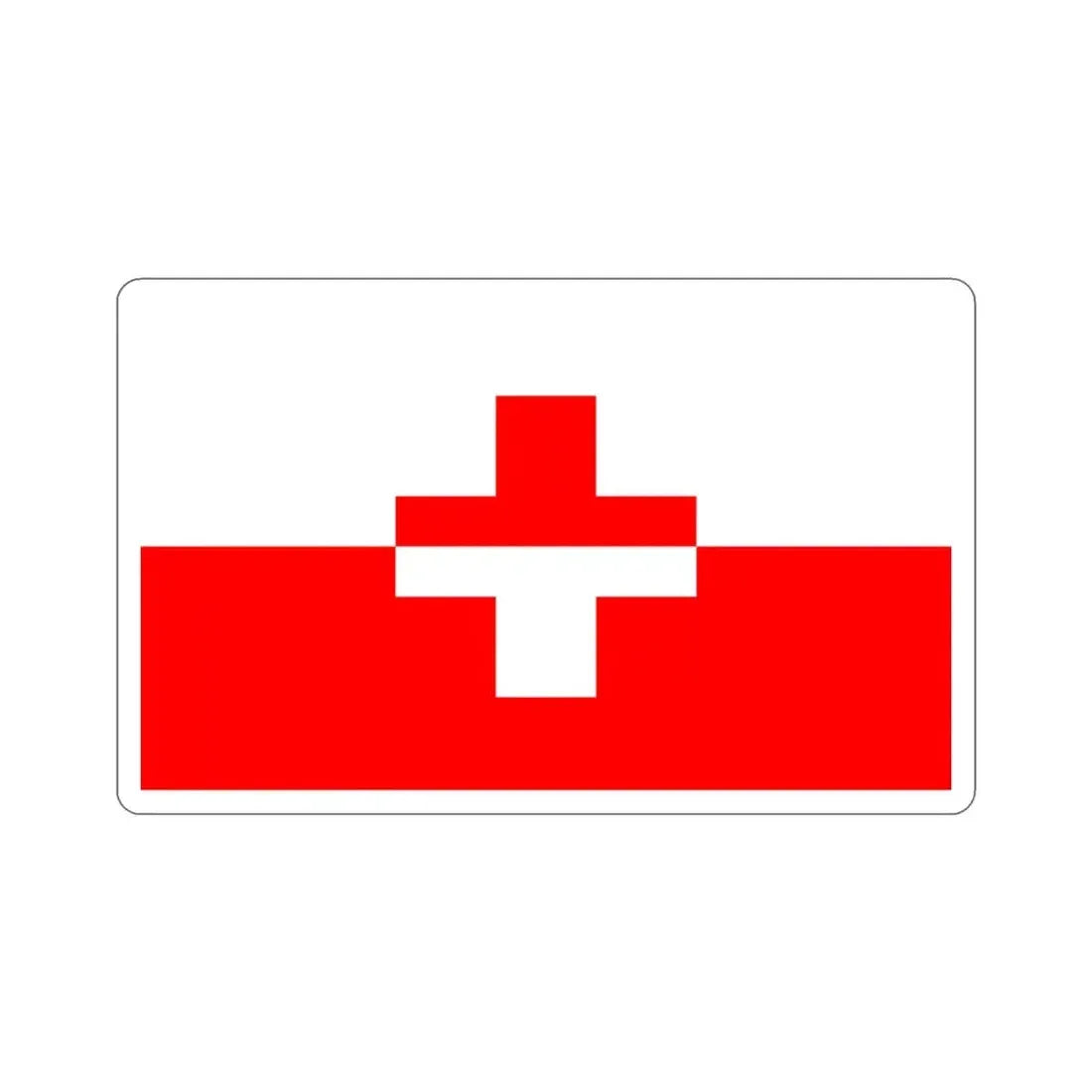 Flag of Naxxar 1993 to 2000 Malta STICKER Vinyl Die-Cut Decal - The Sticker Space