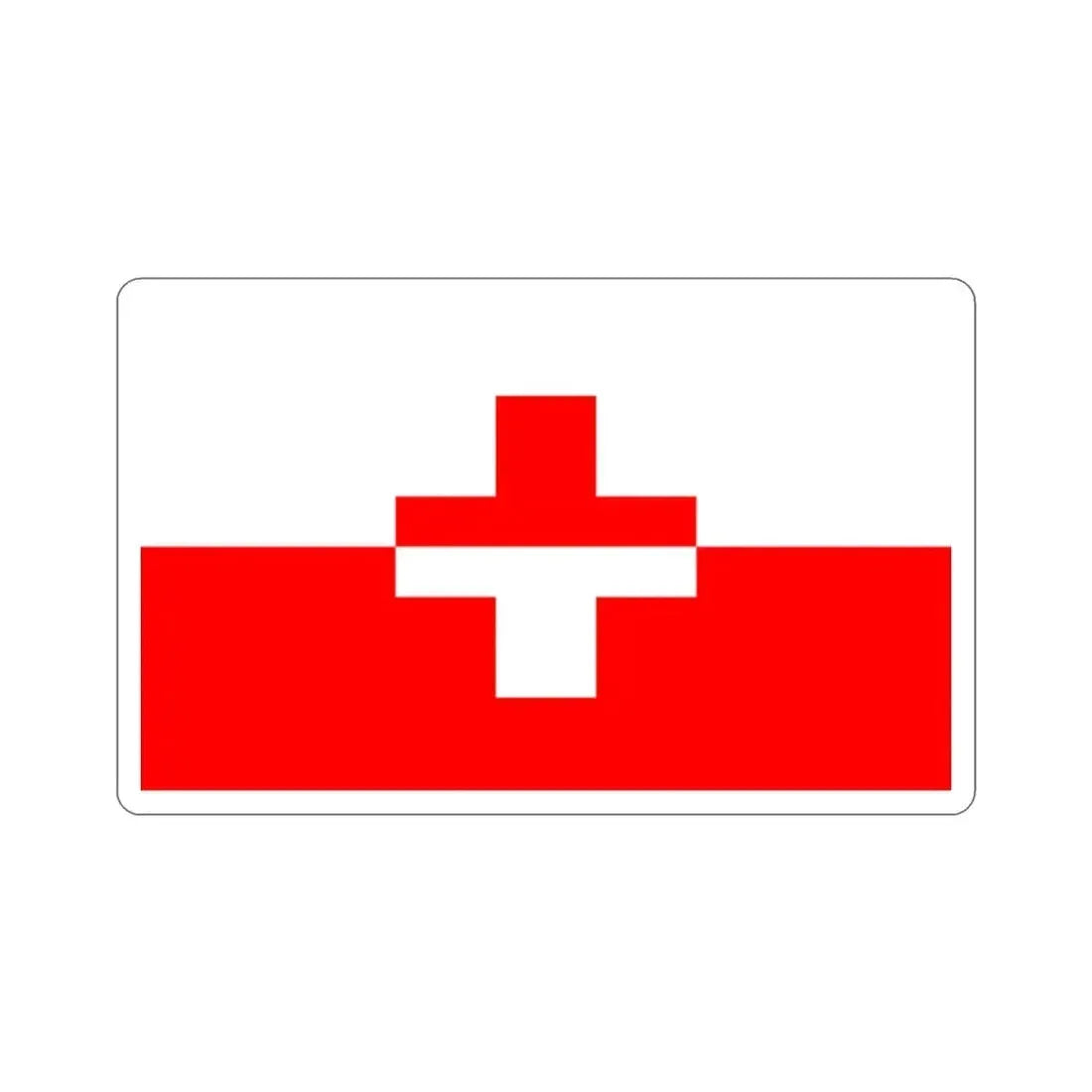 Flag of Naxxar 1993 to 2000 Malta STICKER Vinyl Die-Cut Decal - The Sticker Space