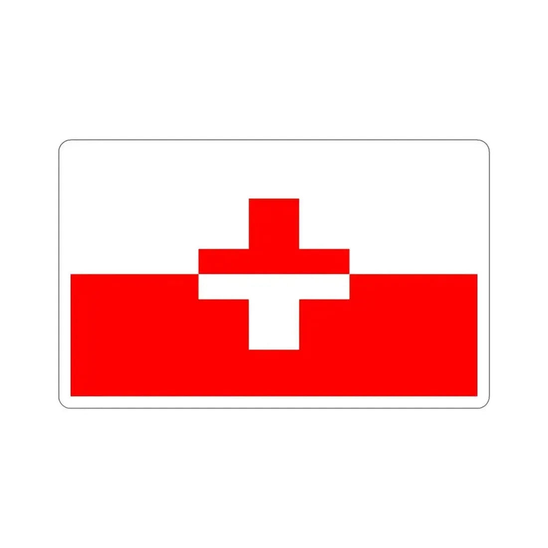 Flag of Naxxar 1993 to 2000 Malta STICKER Vinyl Die-Cut Decal - The Sticker Space