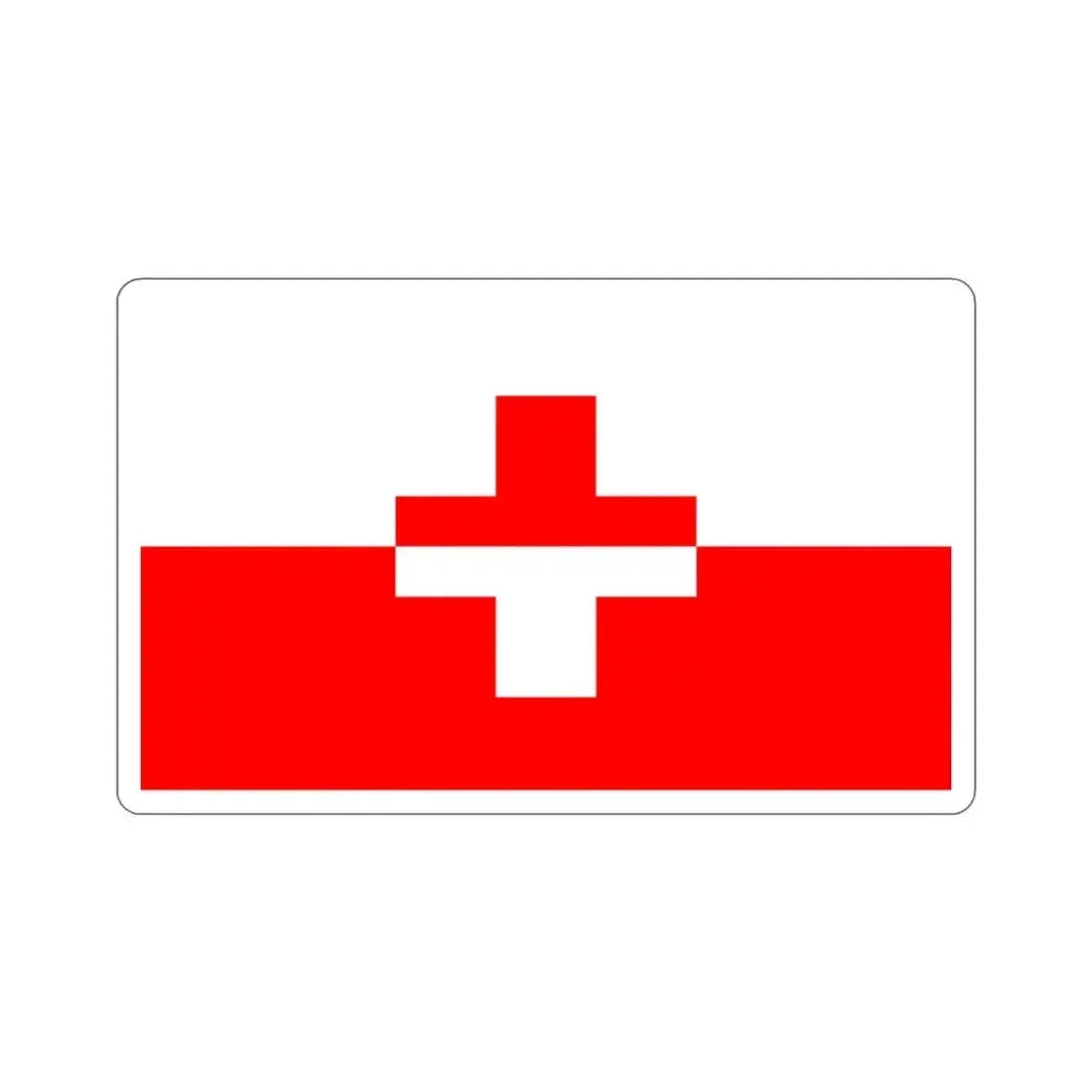 Flag of Naxxar 1993 to 2000 Malta STICKER Vinyl Die-Cut Decal - The Sticker Space