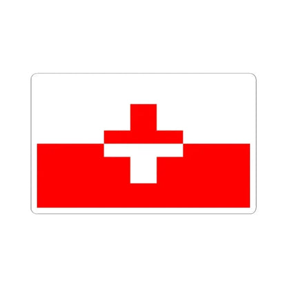 Flag of Naxxar 1993 to 2000 Malta - STICKER Vinyl Kiss-Cut Decal 2 Inch White - The Sticker Space