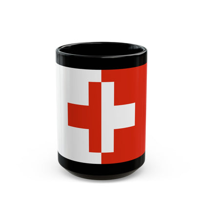 Flag of Naxxar Malta - Black Coffee Mug-15oz-The Sticker Space