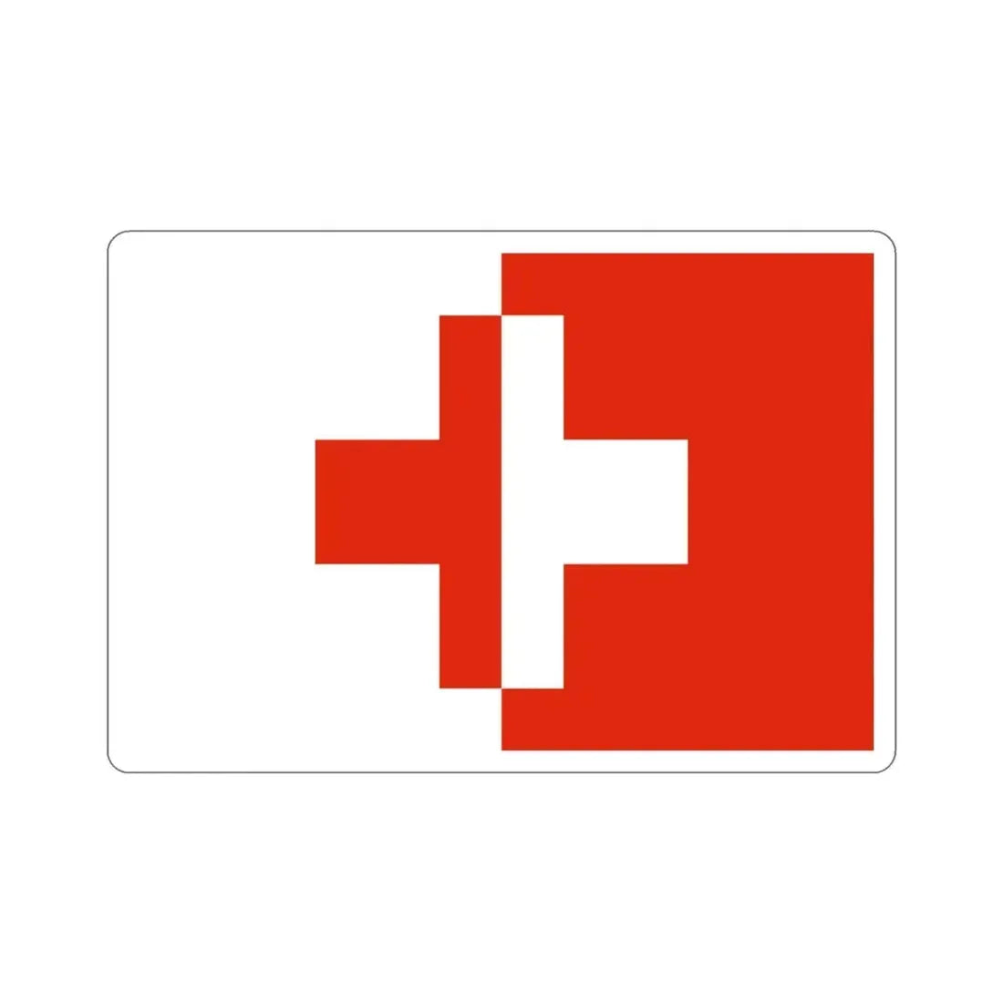 Flag of Naxxar Malta STICKER Vinyl Die-Cut Decal 3 Inch - The Sticker Space