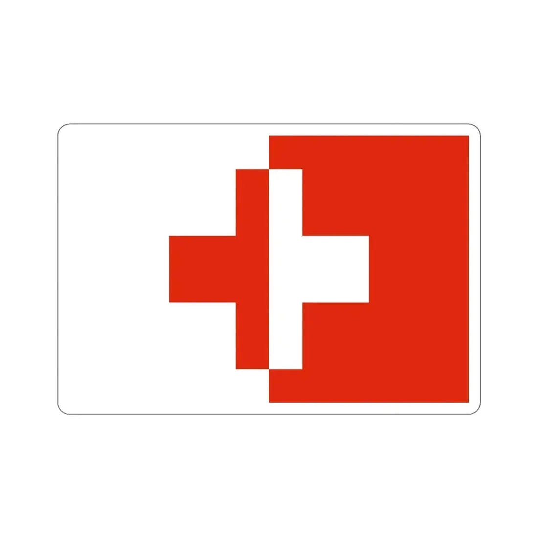 Flag of Naxxar Malta STICKER Vinyl Die-Cut Decal 4 Inch - The Sticker Space