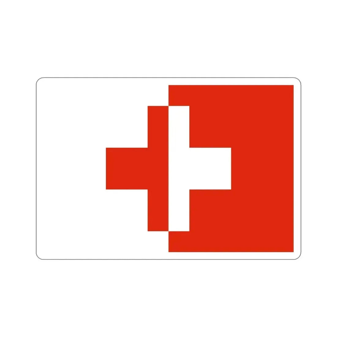 Flag of Naxxar Malta STICKER Vinyl Die-Cut Decal 5 Inch - The Sticker Space