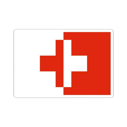 Flag of Naxxar Malta - STICKER Vinyl Kiss-Cut Decal 2 Inch White - The Sticker Space