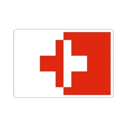 Flag of Naxxar Malta - STICKER Vinyl Kiss-Cut Decal 3 Inch White - The Sticker Space