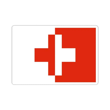 Flag of Naxxar Malta - STICKER Vinyl Kiss-Cut Decal 4 Inch White - The Sticker Space