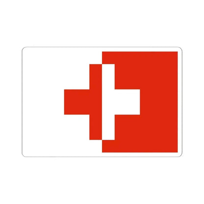 Flag of Naxxar Malta - STICKER Vinyl Kiss-Cut Decal 6 Inch White - The Sticker Space