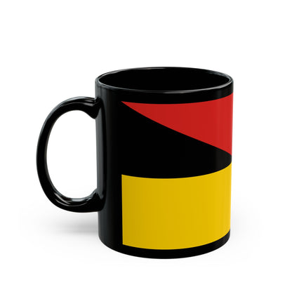 Flag of Negeri Sembilan Malaysia - Black Coffee Mug-The Sticker Space