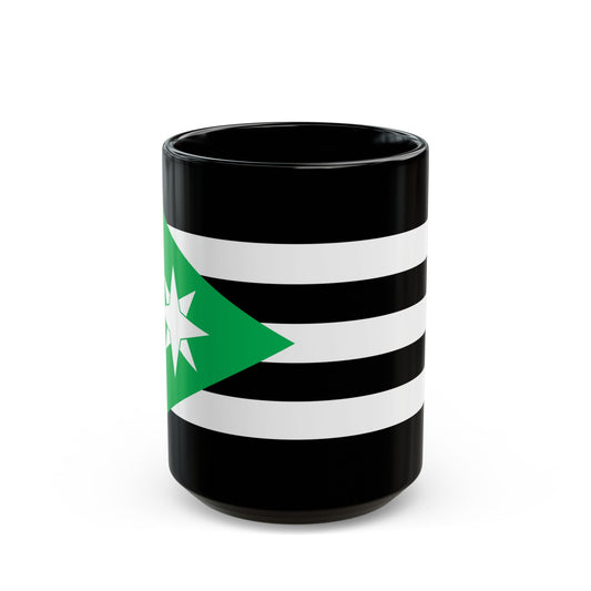 Flag of Nenthead UK - Black Coffee Mug-15oz-The Sticker Space