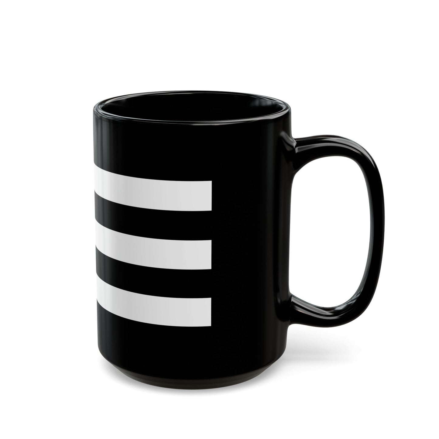 Flag of Nenthead UK - Black Coffee Mug-The Sticker Space