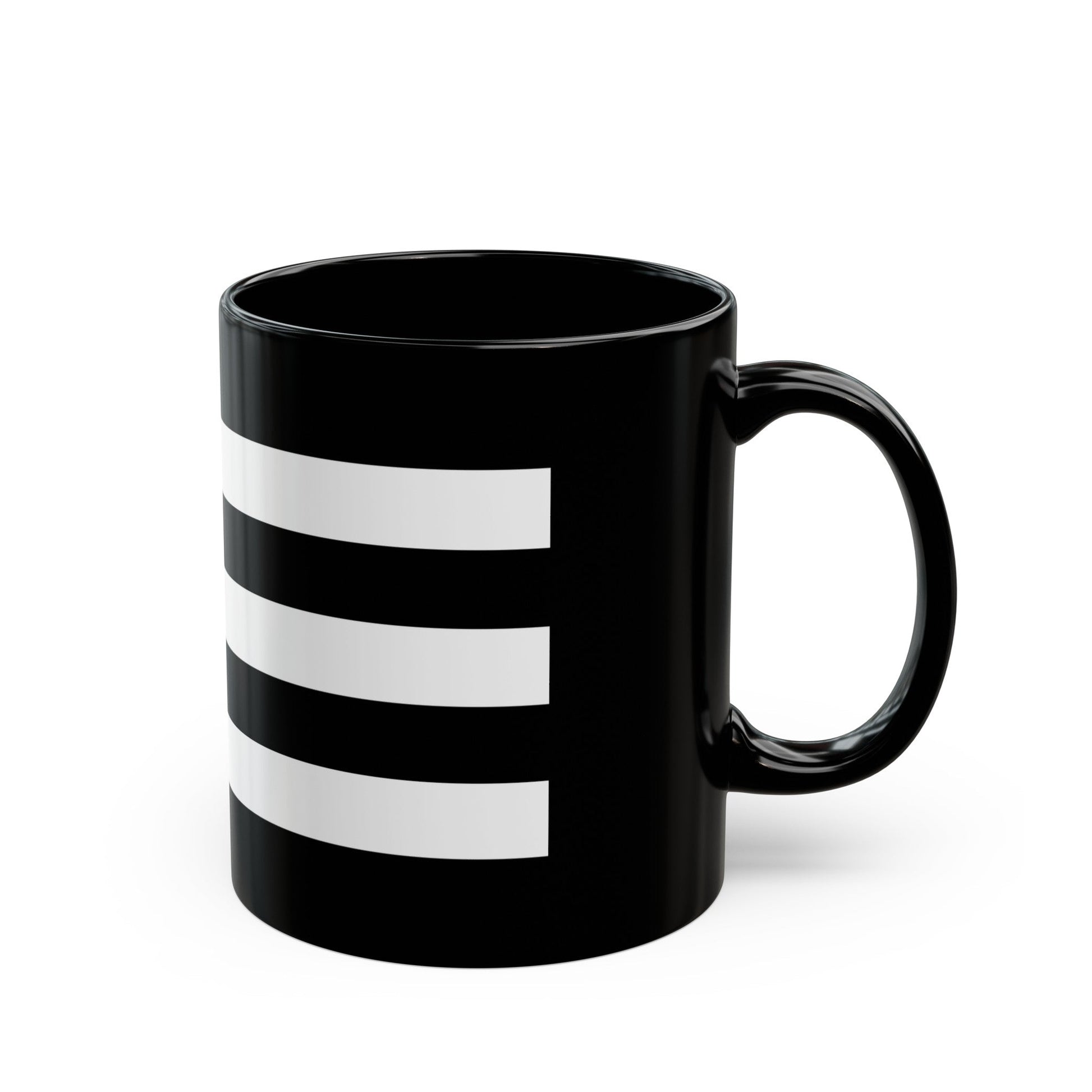 Flag of Nenthead UK - Black Coffee Mug-The Sticker Space