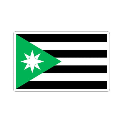 Flag of Nenthead UK - STICKER Vinyl Kiss-Cut Decal 3 Inch White - The Sticker Space