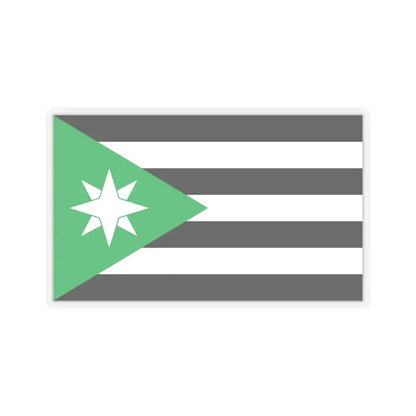 Flag of Nenthead UK - STICKER Vinyl Kiss-Cut Decal 6 Inch Transparent - The Sticker Space