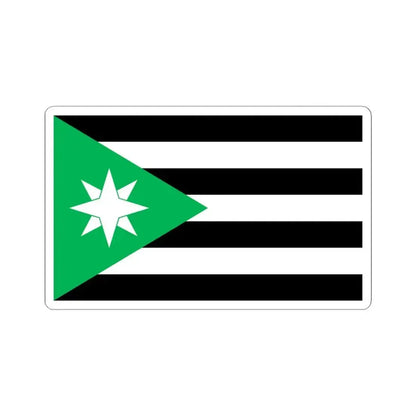 Flag of Nenthead UK - STICKER Vinyl Kiss-Cut Decal 6 Inch White - The Sticker Space