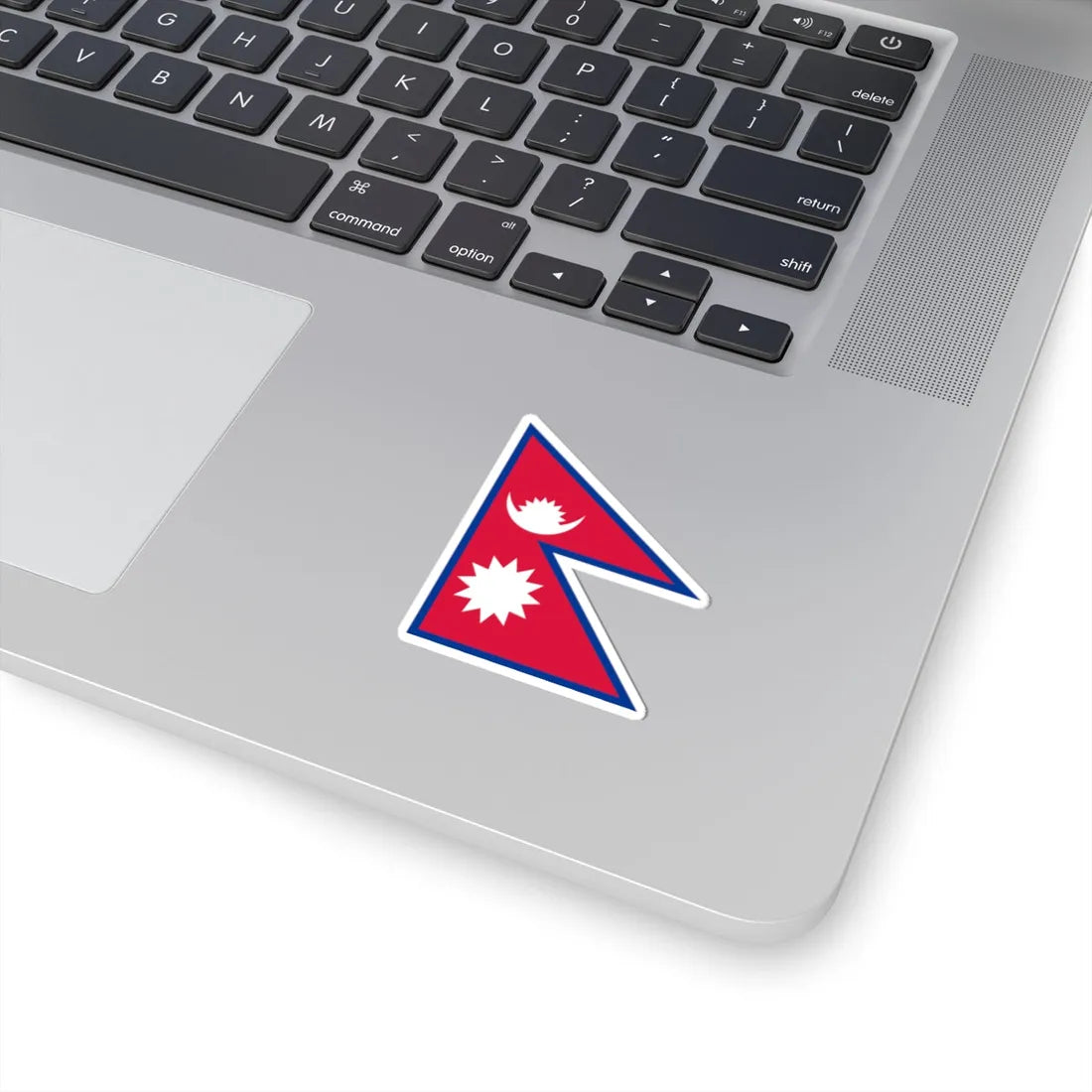 Flag of Nepal (Nepal) STICKER Vinyl Kiss-Cut Decal - The Sticker Space