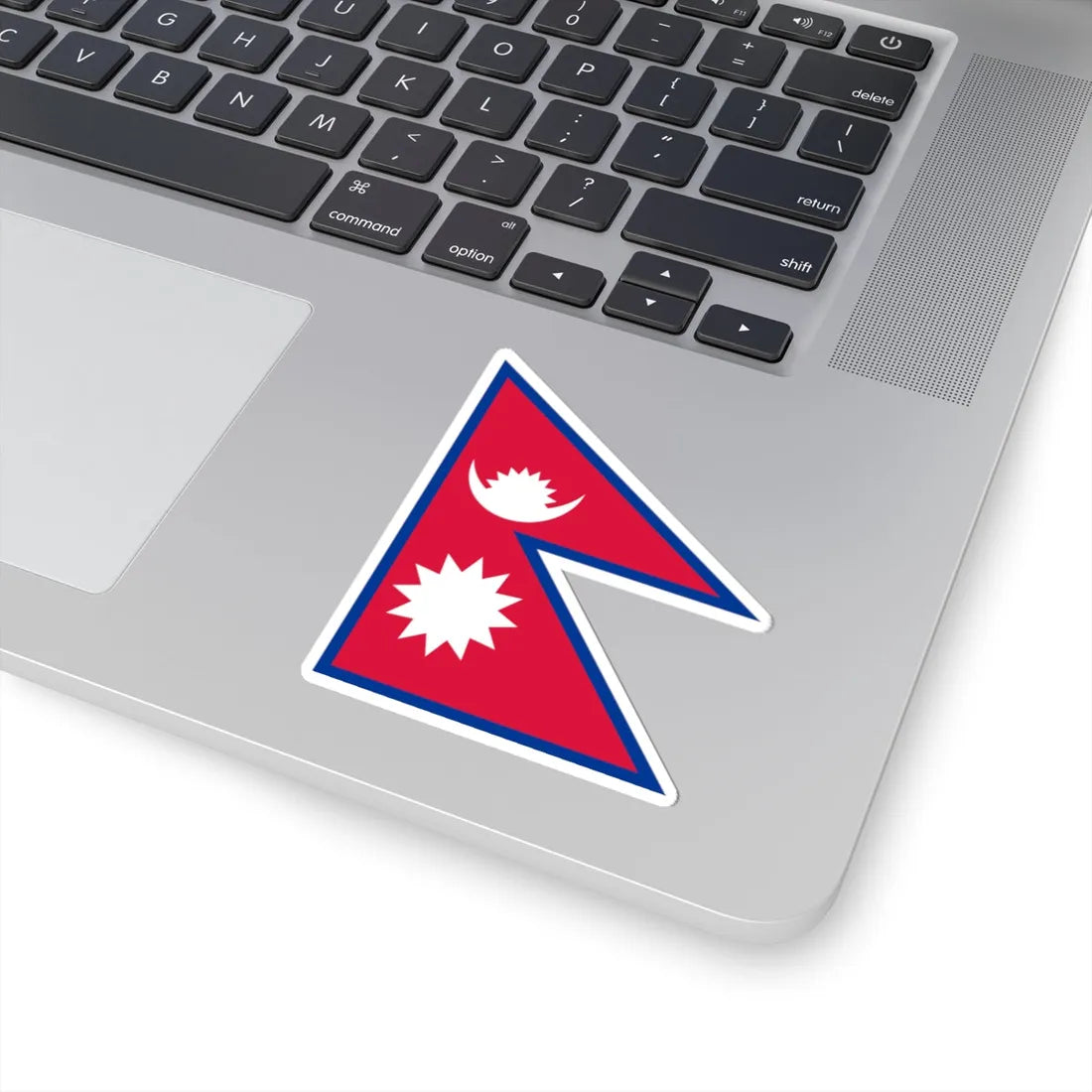 Flag of Nepal (Nepal) STICKER Vinyl Kiss-Cut Decal - The Sticker Space