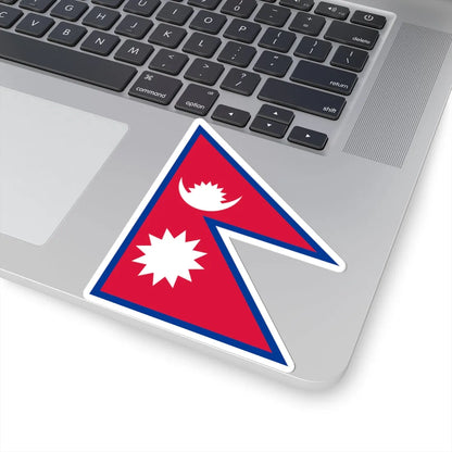 Flag of Nepal (Nepal) STICKER Vinyl Kiss-Cut Decal - The Sticker Space