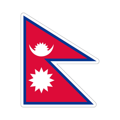 Flag of Nepal STICKER Vinyl Die-Cut Decal-6 Inch-The Sticker Space