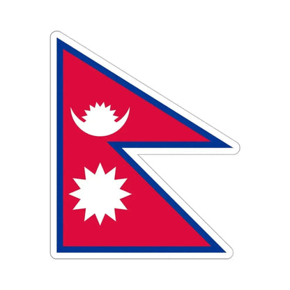 Flag of Nepal STICKER Vinyl Die-Cut Decal - The Sticker Space